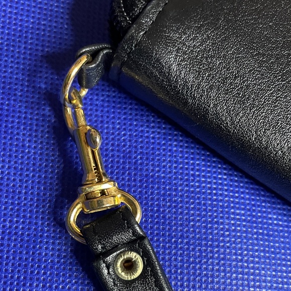 Black Leather Zippered Binder - Genuine Leather - Black Leather Portfolio - Picture 4 of 9